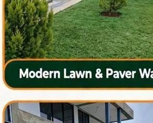 Paver Driveway & Garden Design